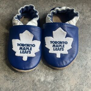 0-6m Lil Jo's Toronto Maple Leafs Slippers